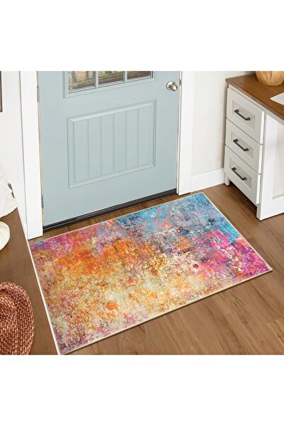 GENERAL Lahome Moroccan Area Rug - 2’x3’Washable Small Entryway Accent Distre...