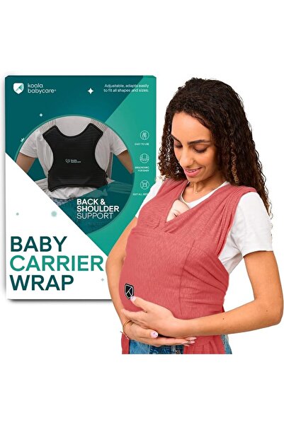 Koala Babycare حمالة أطفال قابلة للارتداء بسهولة كقميص - حمالة أطفال بمقاس وا...