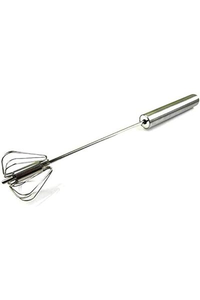 MT Egg whisk, press hand auto rotating - stainless steel