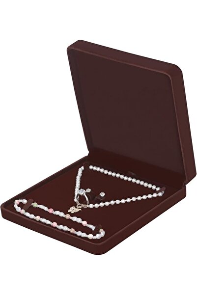 LETURE Velvet Jewelry Set Box, Velvet Gift Box for Bracelet Necklace Earring ...