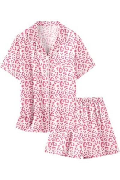 GENERAL Schbbbta Girls Boys Satin Pajamas Set, 2Piece Silk Nightwear Button-D...