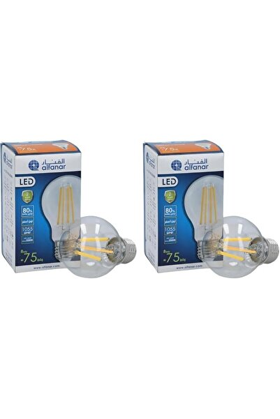 Alfanar WW 8W LED Filament Bulb ENERGY EFFICIENT Yellow, LEDT-FBULB8WW