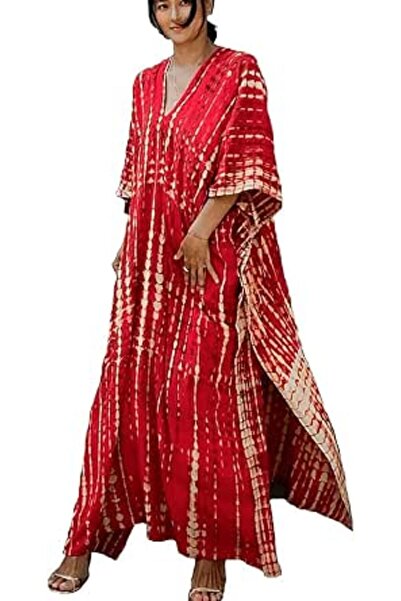 GENERAL Women's Summer Long Beach Dress Kimono Maxi Kaftan Cover ups