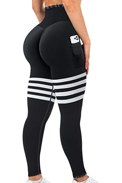 GENERAL ASAGI Scrunch Butt Lifting Workout Leggings for Women High Waist Yoga...