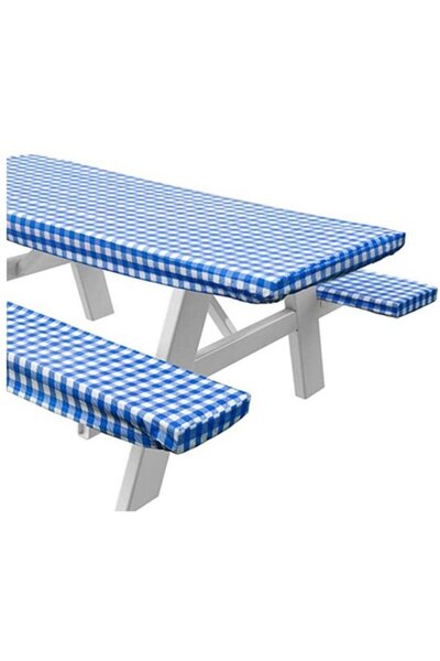 Generic Brand Picnic table cover, including bench cover, elasticated edges, c...