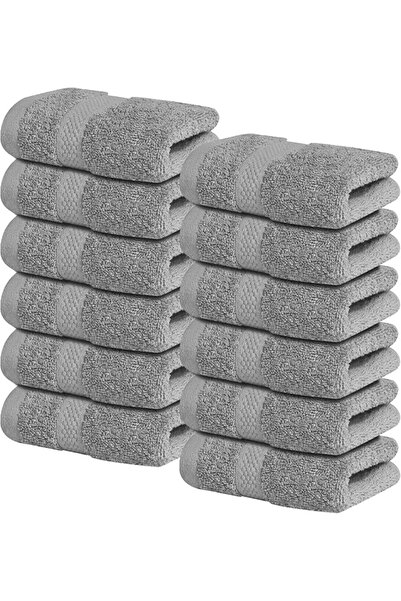 Infinitee Xclusives Premium Teal Washcloths Set – Pack of 4, 33cm x 33cm 100%...