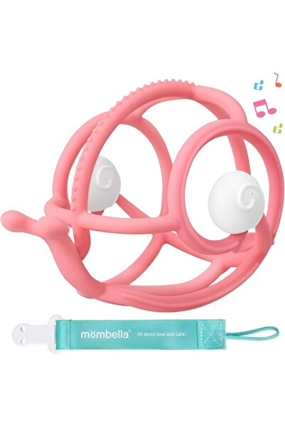 GENERAL Mombella Teething Toys 6-12 Months, 2 in 1 Snail Baby Teether & Rattl...
