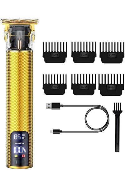 EXCEFORE Beard Trimmer for Mens, Rechargeable Electric Hair Clippers with LCD...