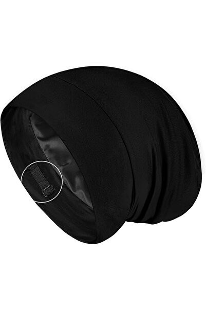 RDSING Satin Bonnet Silk Lined Sleep Cap - Adjustable Hair Cover Frizzy Beani...