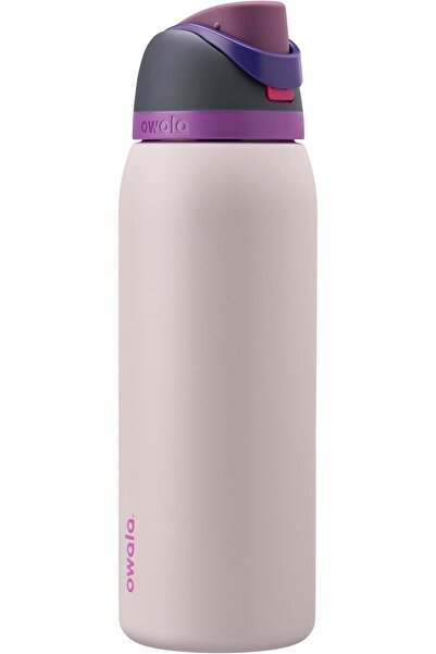 owala FreeSip - Stainless Steel - 24-oz. - Grey/Teal (Foggy Tide) () (A7)