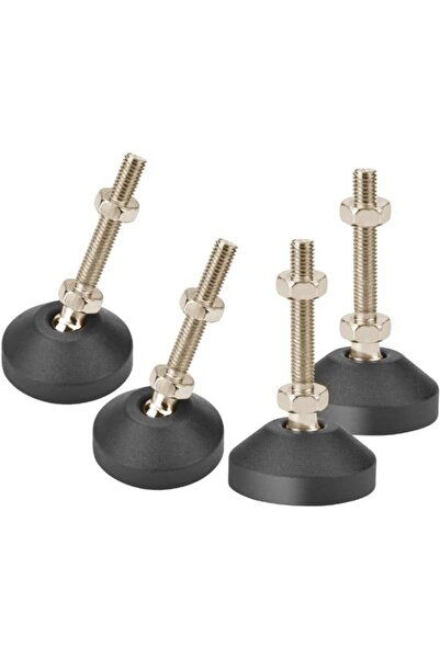 STARSTAR Adjustable furniture legs, stainless steel, heavy-duty, set of 4, M8...