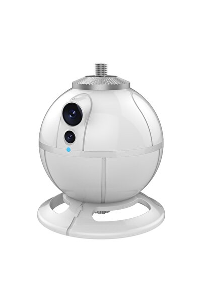 E-BODA Suport rotativ inteligent pentru vlogging, universal, 360 °   Rotație, Urmărire automată, Detecție față și gesturi, Rezistent la stropire, Alb