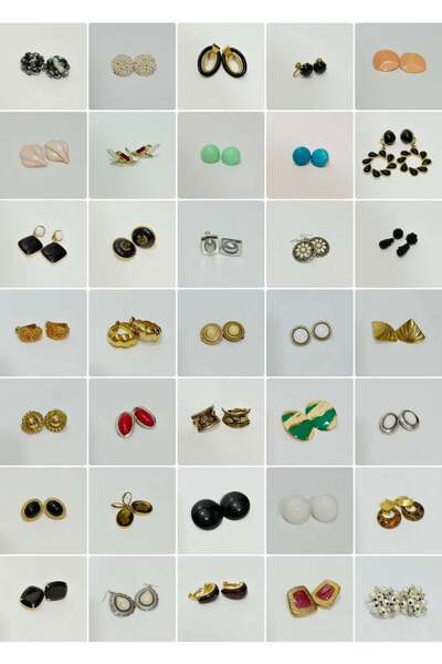 Hasyılmaz European Origin Antique Earrings 174 Pieces