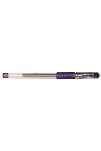 MC Micostore DONAU gel pen transparent body with grip writing 0.5 mm Blue