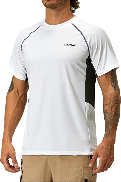 GENERAL Men's Rash Guard Swim Shirts Summer UPF 50+ UV Sun Protection Quick D...