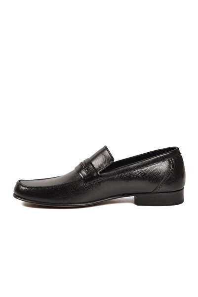 Marco Branchini Black Genuine Leather Leather Sole Men's Classic Shoes 548110 m