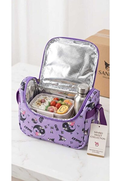 ALPA STORE V Model Termal Kuromi Sanrio Hello Kitty Karakter Termoslu Su Geçirmez Yalıtımlı Lüks Beslenme Çantası