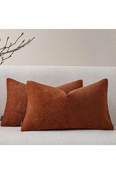 a moment Pack of 2 Decorative Chenille Cushion Cover Throw Pillow Covers with...