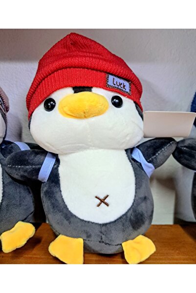 Genel Markalar Penguen peluş ital bereli 1 adet orjinal 18cm oyuncak