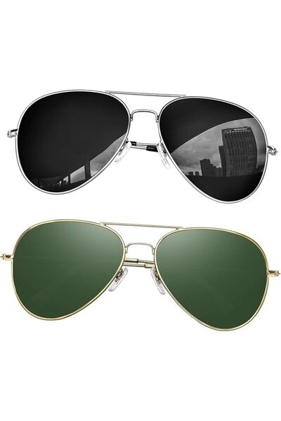 KANASTAL Polarized Sunglasses for Women and Men Aviation Sun Glasses Metal Fr...