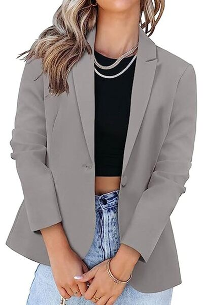 GENERAL Womens Blazers for Work Casual Open Front Blazer Long Sleeve Work Off...