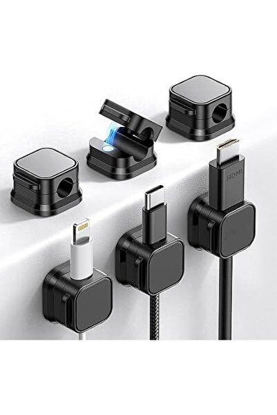 Generic Magnetic Cable Clips, Desk Wire Organizer, Adhesive Wire Holder for H...