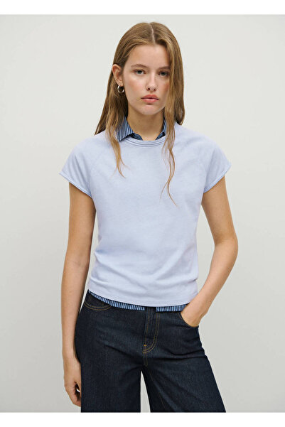 Mango Teen Kısa kollu reglan tişört