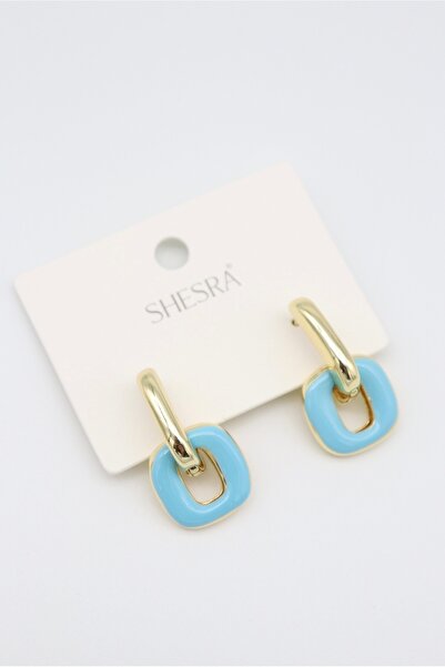 Bade Jewelry Vip Gold&Blue Square Design Modern Tarnish Resistant Steel Styli...