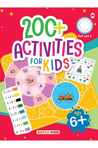 Maple Press Brain Activity Book for Kids:200+ Activities for K