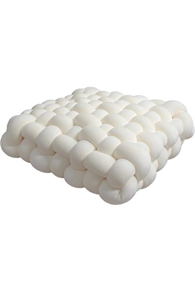 Soofam Soft Weaving Knot Pillows,15.7" Square Throw Pillow Cushion Home Decor...