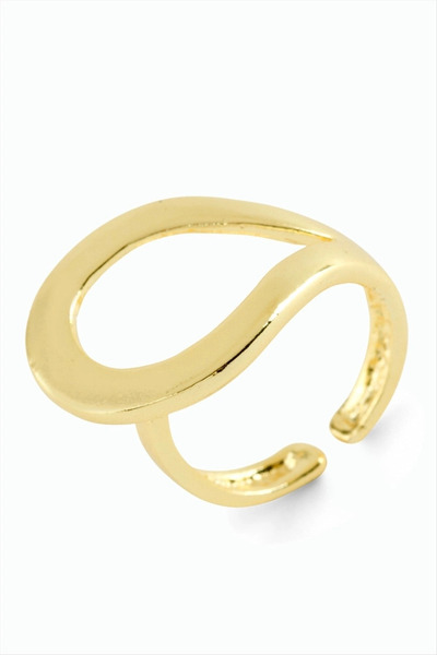 SORA GROUP Oval Metal Ring