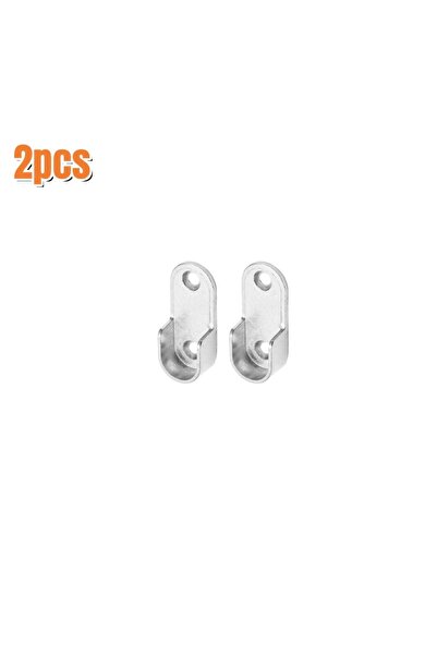 Choice As picture show 2pcs 2/6/10pcs Thicken Closet Rod Brackets,Oval Hangin...