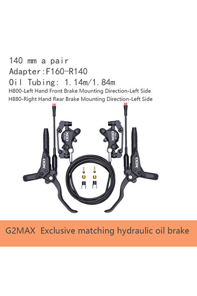 Choice G2MAX XOD XD-H800 / XD-H880 Hydraulic Disc Brakes for Electric Scooter...