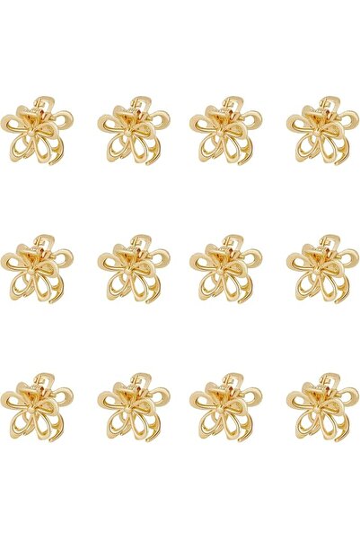 ASKIND 12Pcs Flower Hair Clips, Girls Flower Cute Claw Clips, Mini Hair Barre...