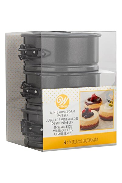 Generic Mini Springform Baking Tins Set, Non Stick, 10.2cm (4in), 3 Pieces 21...