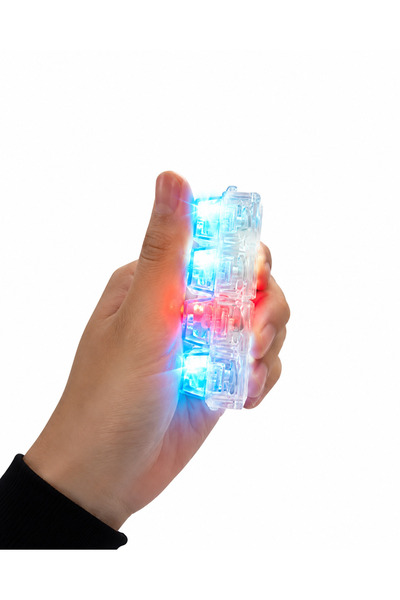 Generic Brand Tastatură luminoasă pentru ameliorarea stresului, breloc cu sunet la apăsare, mini tastatură Fidget, jucărie luminoasă cu LED pentru ameliorarea stresului