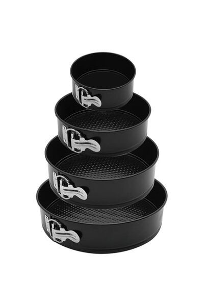 Generic Springform Cake Pan Set, Bakeware Shaped Cakes Cheesecake Pan, 4 Pcs ...