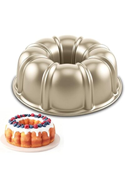 Generic 10 Inch Nonstick Fluted Tube Cake Pan Carbon Steel Cake Baking Pan Ro...