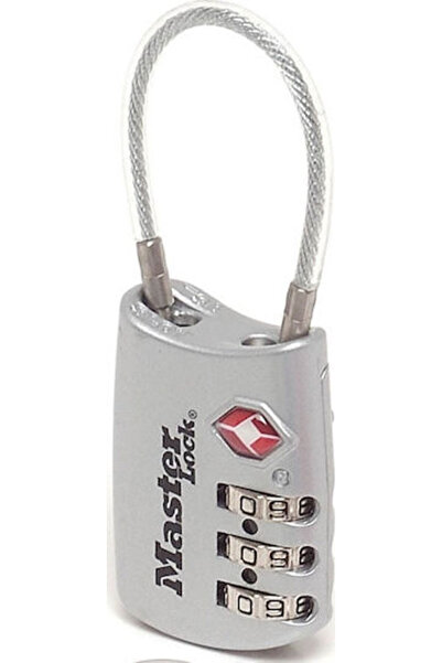 Master Lock 4688EURD Λουκέτο αλουμινίου με συνδυασμό κωδικού και καλώδιο, με ...