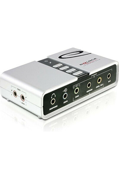 DELOCK Εξωτερική Κάρτα Ήχου USB 7.1 Λευκή (61803)
