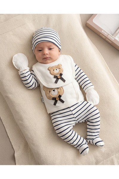 EDM Kidss 100% Cotton Special Gift Boxed Baby Boy 5-Piece Hospital Discharge ...