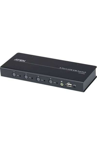 Aten CS724KM Διακόπτης KVM και Δεδομένων με Ήχο, Ethernet και USB-B