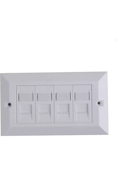 Lanview Πρόσοψη Cat6 4 θυρών Τύπου UK 146*86mm Πρόσοψη Cat6 4 θυρών Τύπου UK ...