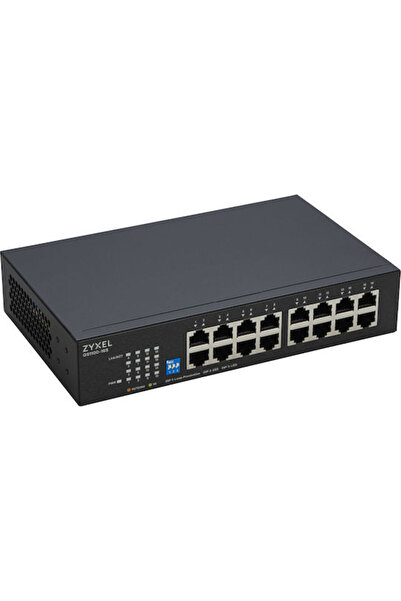ZyXEL GS1100-16S Μη διαχειριζόμενος διακόπτης L2 με 16 θύρες Ethernet Gigabit...