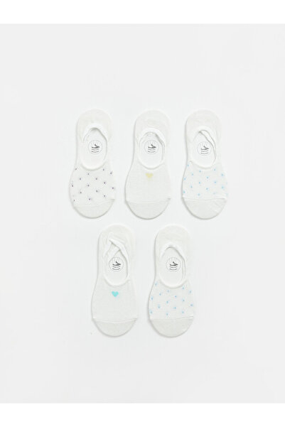 LC Waikiki I Embroidered Women's B Ballet Flats Socks 5-Pack from Freezen Store