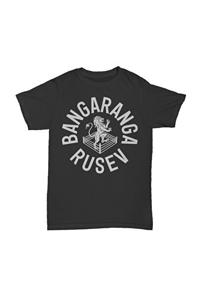 l'eivor Rusev - Happy Rusev Day Printed Black Cotton T-Shirt