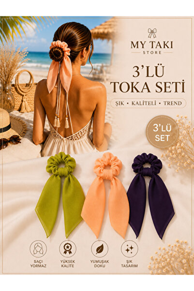 MY TAKI STORE FULARLI 3 LÜ TOKA SETİ