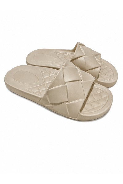 RedPlay Women's Beige Slippers Eva Beach Sea Pool Slippers Daily Slippers