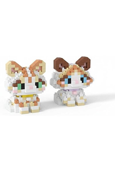 KASTWAVE Cat Building Blocks Set, Mini Brick Animal Models, DIY Creative Cons...