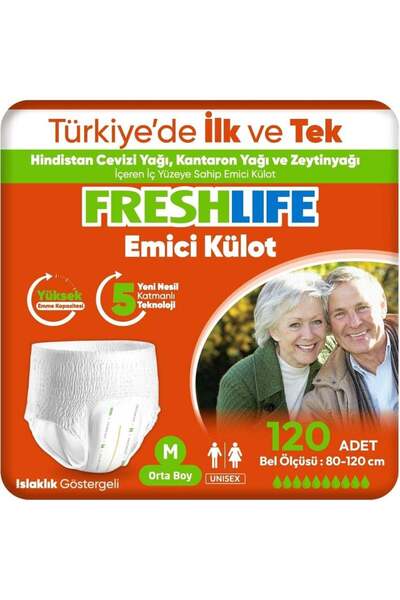 Freshlife Medium Emici Külot 120 Adet